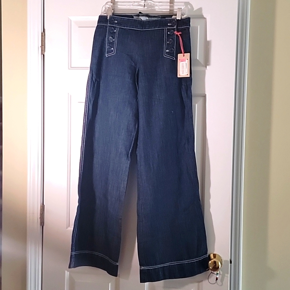 NWT C&V Jeans Sailor Pants.  Size 28